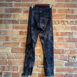 lululemon align pants tie dye pattern size 4
